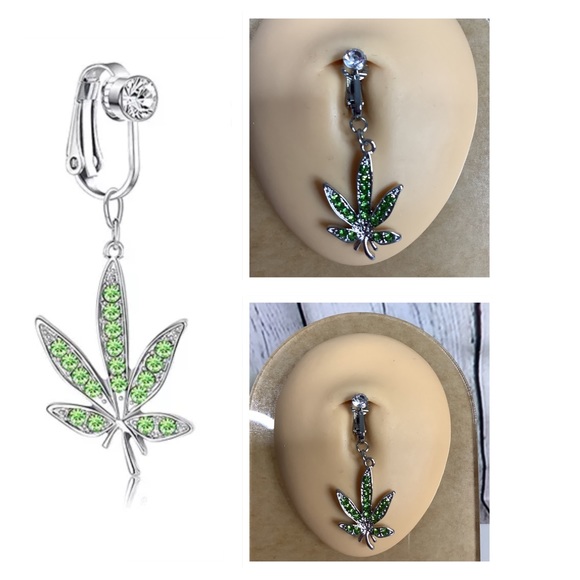 Clip-On Belly Button Ring - Picture 1 of 5